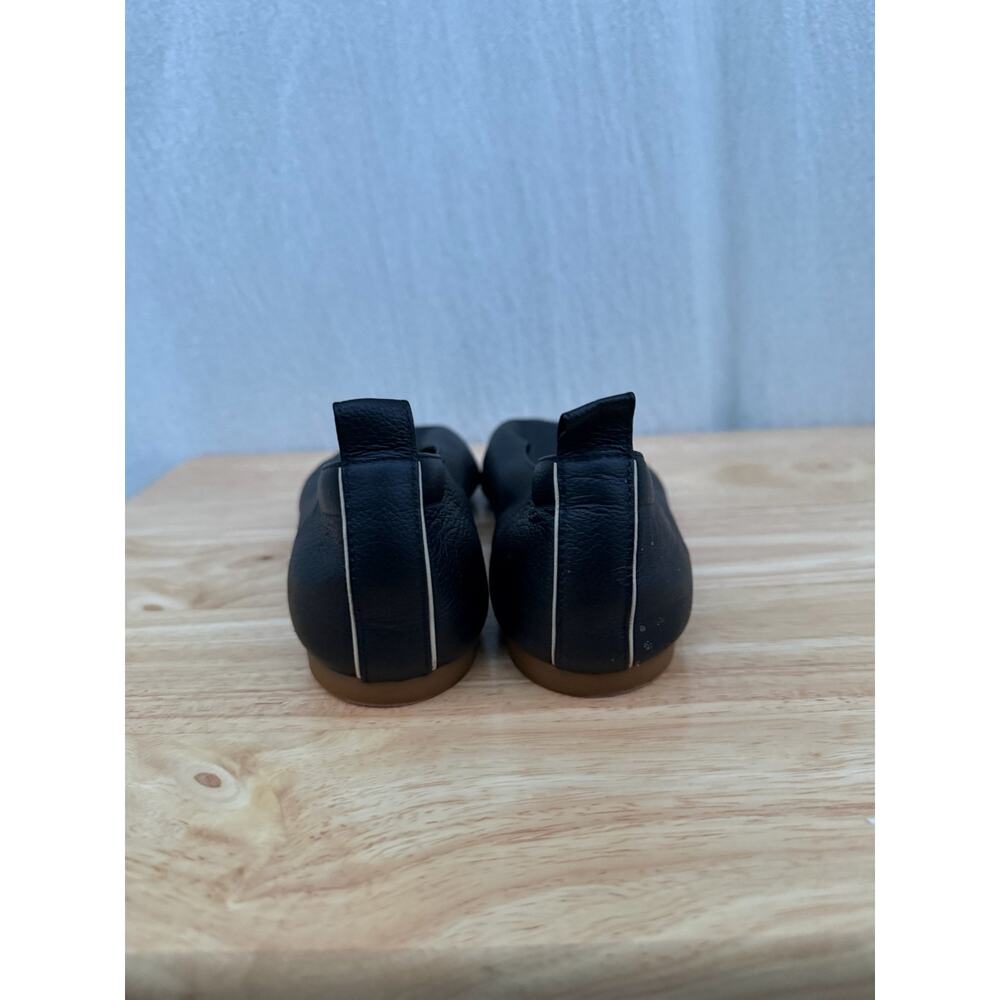 Everlane The Day Glove Black Leather Ballet Flats Minimalist Sz 7.5 - Picture 6 of 11